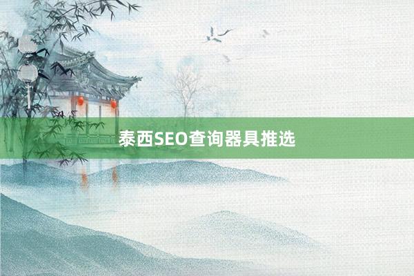 泰西SEO查询器具推选